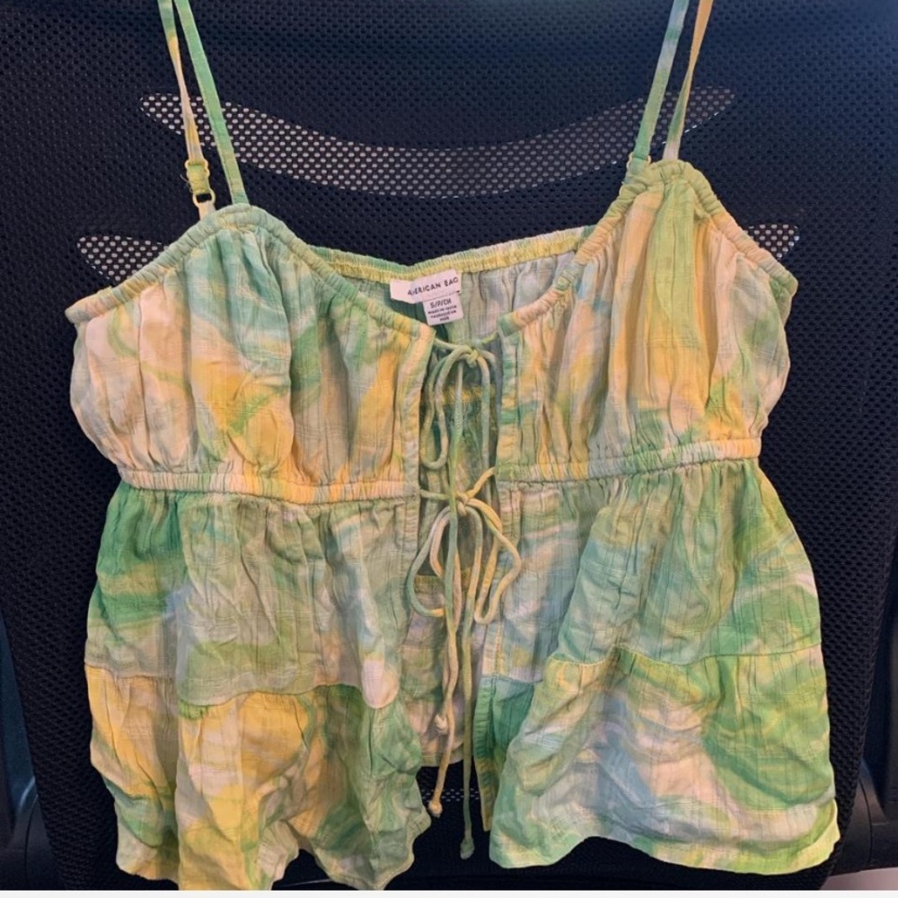 American eagle summer front tie tank top!